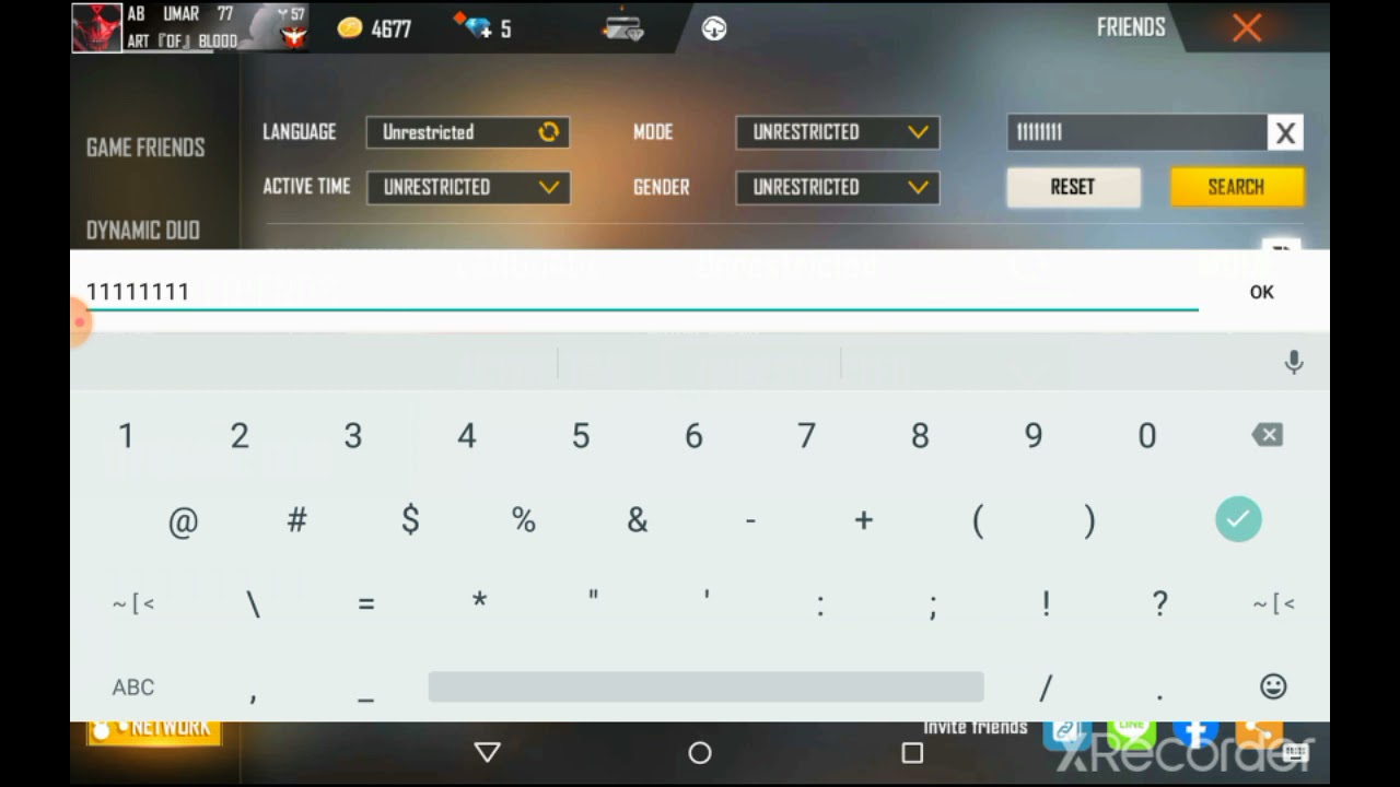 Top 5 ghost I'd in free fire