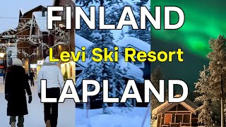 Finland, Lapland 🇫🇮 Levi Ski Resort, Northern Lights (Aurora Borealis) |4K|