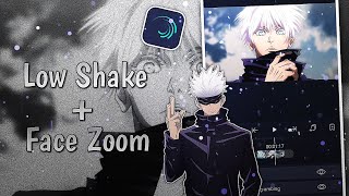 Tutorial Low Shake + Face Zoom AMV | Alight Motion