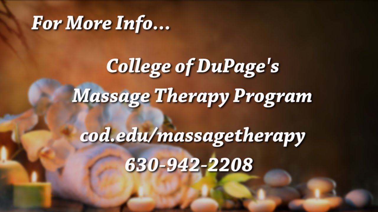College of DuPage: Massage Therapy Program