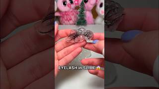 *RESULTS* Mixing MY EYELASHES into SLIME! 😭👁️ rip diy fidget