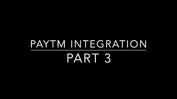 Integrate Paytm in React Native App - Part 3