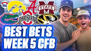 Full Best Bets College Football Week 5: Alabama-Miss St, Ohio State-Iowa, Florida-Missouri, Miami-Clemson Guide
