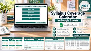 Full Syllabus Coverage Calendar in Google Sheets Guide