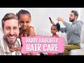 DADDY DAUGHTER HAIR TUTORIAL - PERFECT PONYTAIL