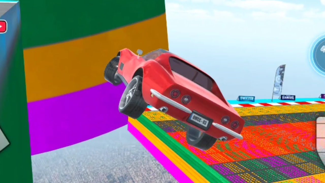 Real Ramps Racing Game!!😢😢 Amazing Car Racing Game!!👍👍 - YouTube