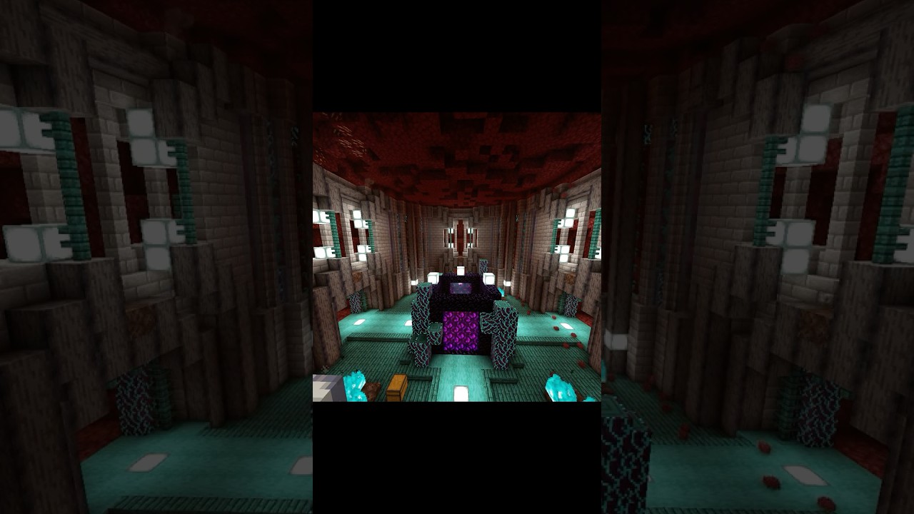 Nether Hub Build Timelapse  