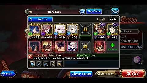 The Alchemist Code - Dark Phantoms Part Three Hard Boss Destrolurk auto run