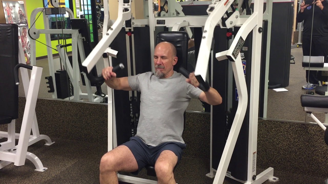 Incline Chest Press Machine - Quick Demo - YouTube