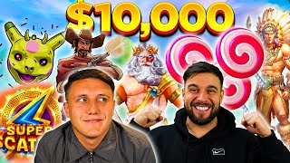 SPENDING $10,000 ON OUR FAVOURITE SLOTS! (HUGE BONUS BUYS!)