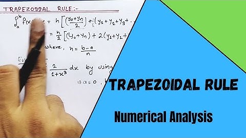 Numerical Integration - Trapezoidal Rule