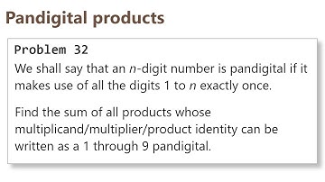 Project Euler: Problem 32 (C/C++)