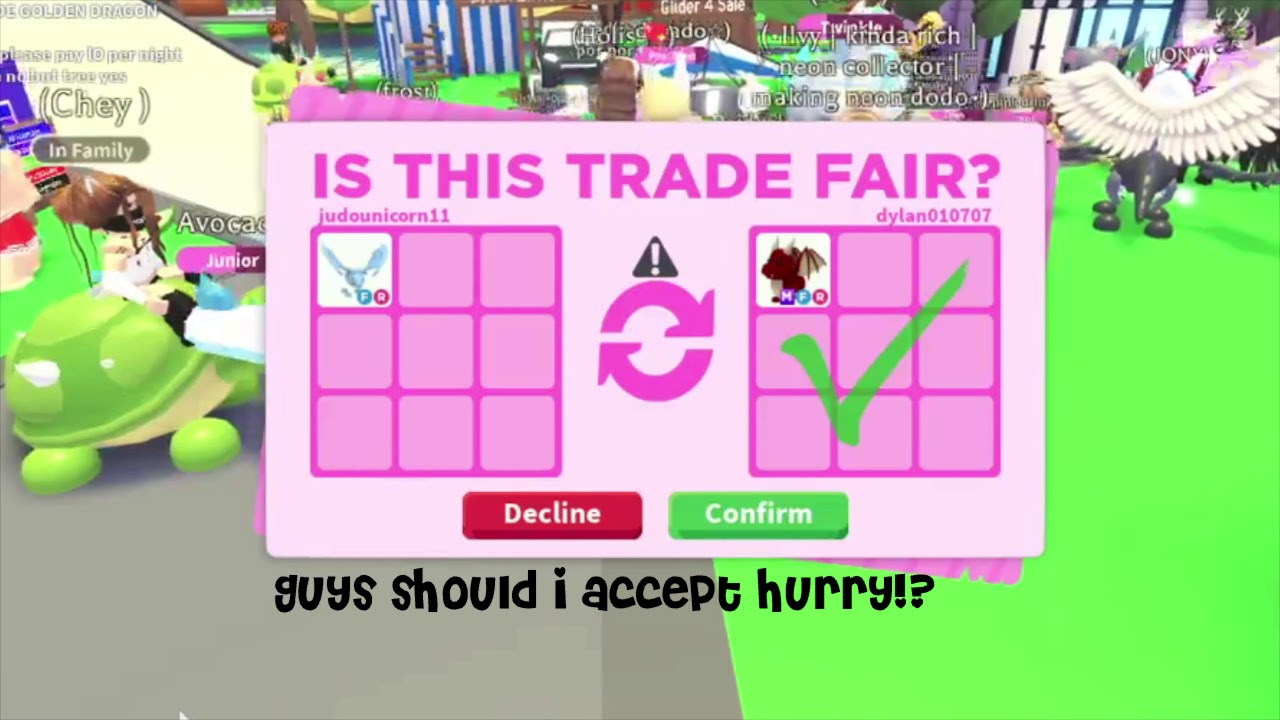 Guys Should I Accept This Trade, Hurry!