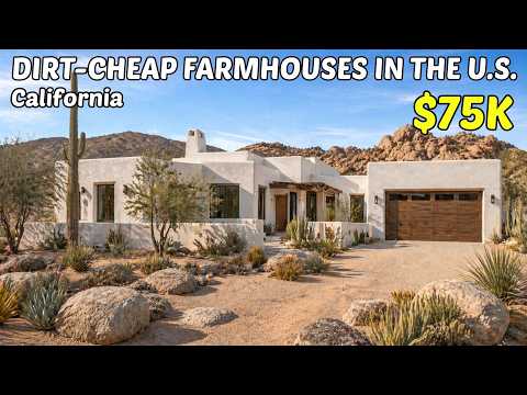 10 Dirt Cheap California Farmhouses With Land 🏡 Hidden Real Estate Goldmines!