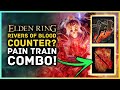 POWERFUL BLOODFLAME PAIN TRAIN BUILD! Rivers of Blood Counter? Best Build - Elden Ring