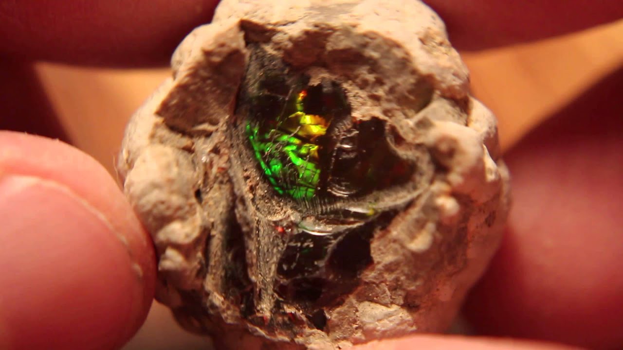 82ct Beautiful Mix Patterns Shewa Ethiopia Opal Rough/Spec