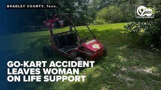 Tennessee mother to be taken off life support after go-cart crash with infant in her arms