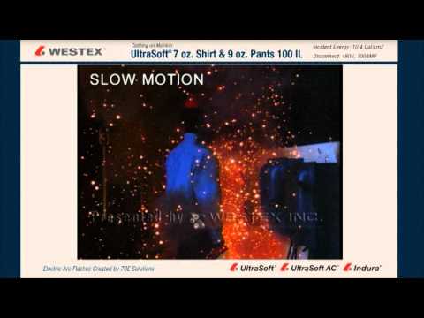 Westex Ultrasoft 7 oz Shirt 9 oz Pant - 100 IL - Arc Flash 10 - YouTube