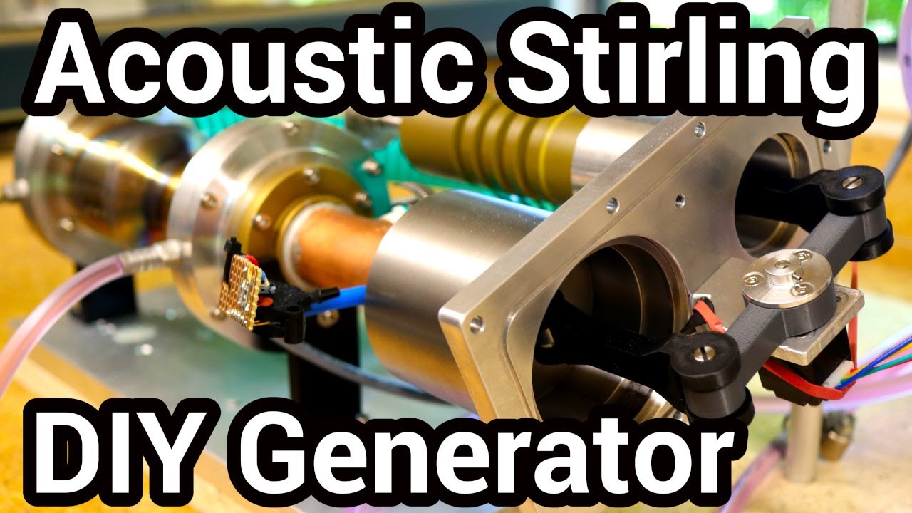 Developing the thermoacoustic Stirling engine to generate power for the home