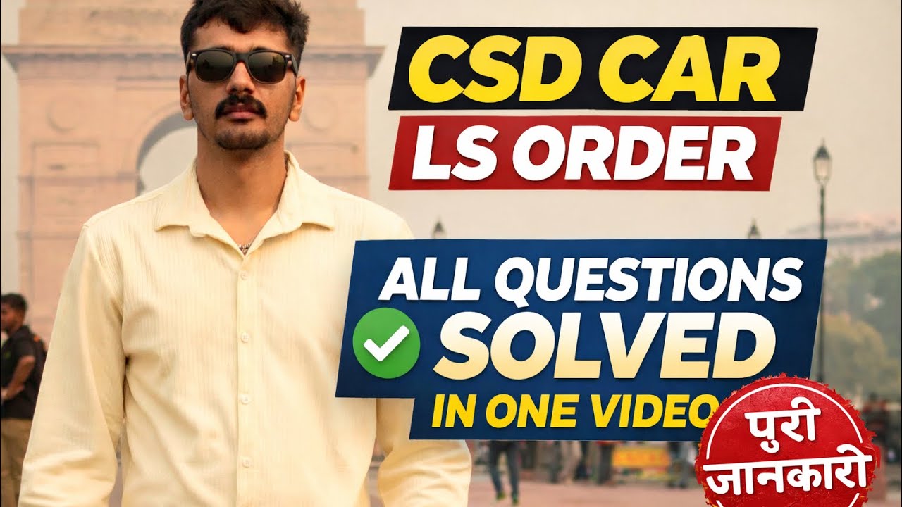 CSD Car LS Order Explained | CSD Se Gadi Lene Ka Pura Process 2026 | 