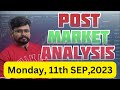 Market Analysis for 11th Sep | Stocks Analysis For tomorrow | Banknifty and Nifty prediction