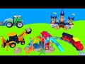 Játékautó kicsomagolás - autós mese Lego Duplo traktor, markoló, tűzoltó (magyarul)