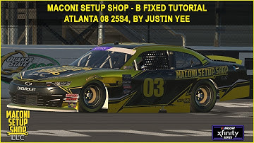 iRacing Maconi B-Fixed Atlanta 2008 Guide to Qualifying and Race 25S4