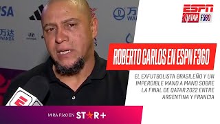 "#MESSI NUNCA DEBERÍA DEJAR DE JUGAR AL FÚTBOL": Roberto Carlos y un IMPERDIBLE MANO A MANO