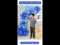 Custom Balloon Garland Kit introduces paper cards Assemble steps