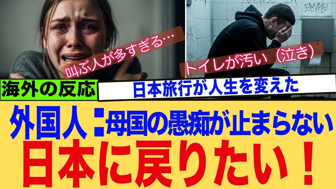 【海外の反応】逆カルチャーショックに苦しむ外国人「母国に帰って初めて、日本に戻りたいと思った」