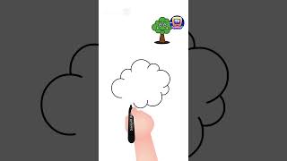 How to Draw a Tree? #Shorts #drawing #drawingtutorial #drawingforkids #chuchutv #drawingshorts