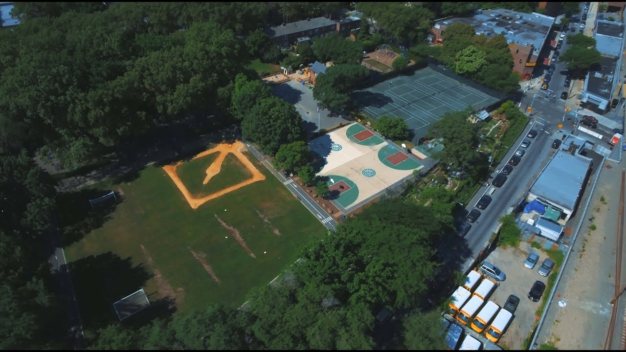 Sunnyside Gardens Park New York Phantom 4 Drone 4k Youtube