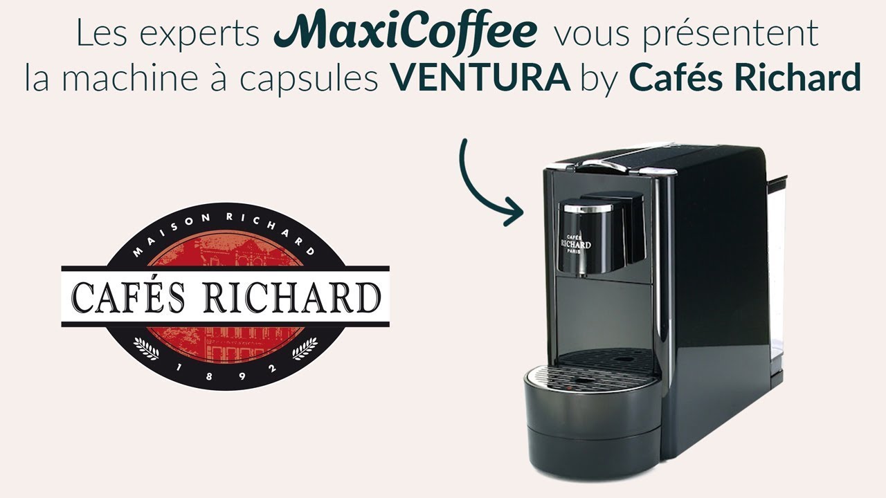 Machine Ventura blanche pour Capsules Premium Cafés Richard