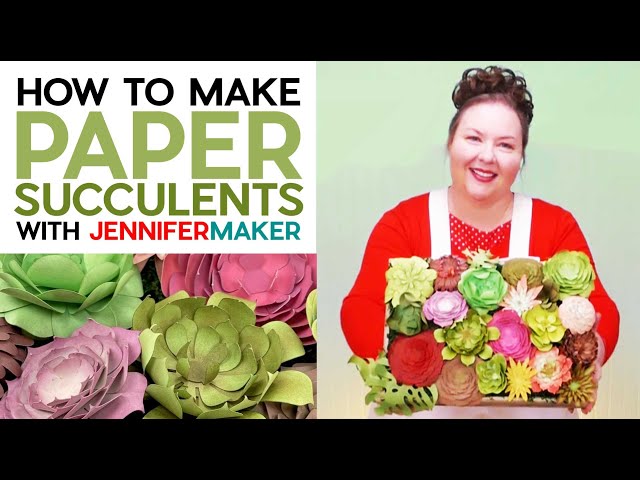 Felt Succulents: Easy to Make and Won't Die On You! - Jennifer Maker