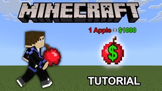 How to Make a Simple Shop In Minecraft with Commands