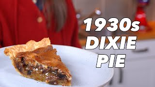 Pie From Another Time... 1930s Dixie Pie Recipe