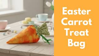 How to sew an Easter Carrot Drawstring Bag - Beginner Friendly Sewing Project 🥕 News