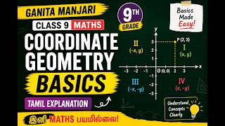 “CBSE Class 9 Maths : Ganita Manjari Chapter 1  Coordinate Geometry Basics -Easy Tamil”