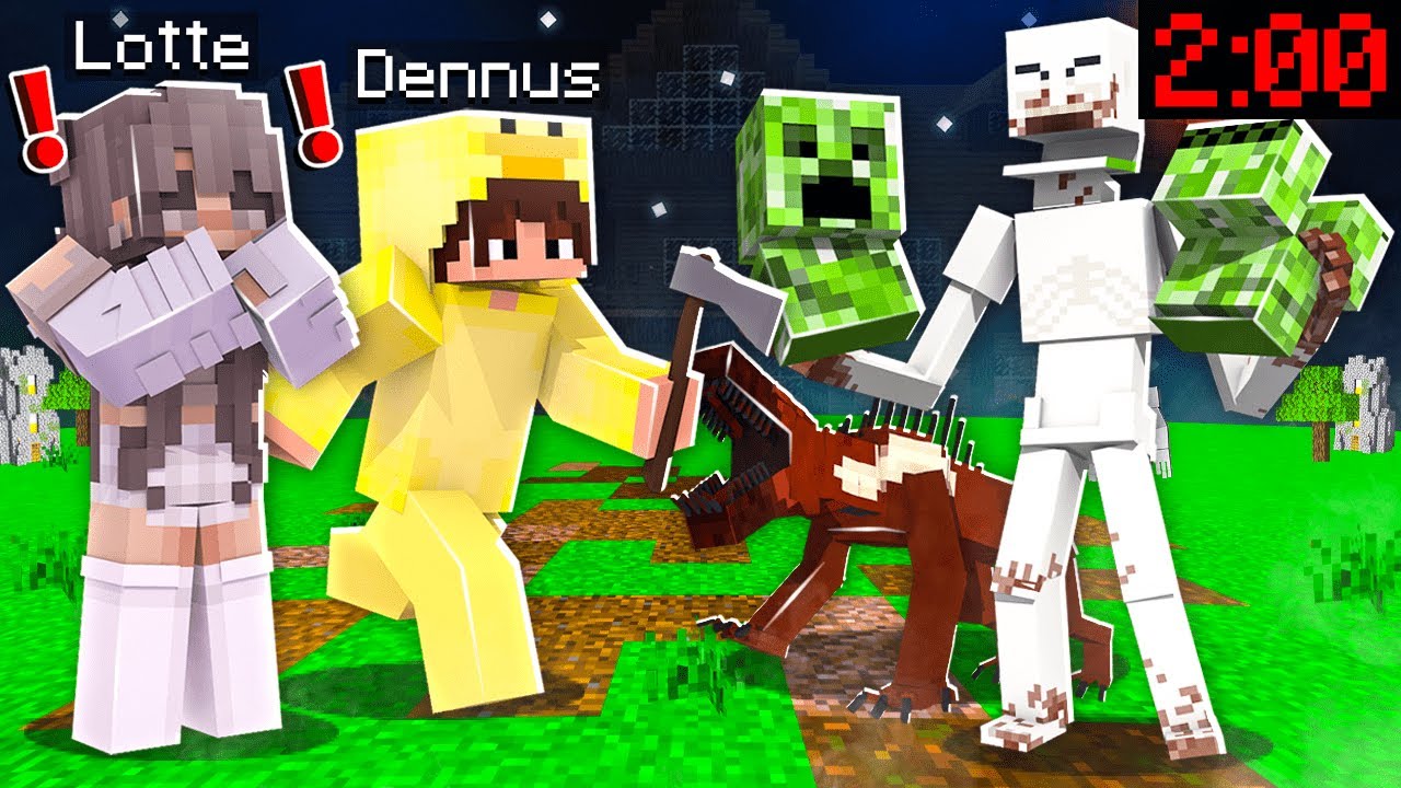 Minecraft Spelen Om 200 's nachts... (ZO ENG) YouTube