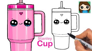 How to Draw a Stanley Quencher Tumbler Cup