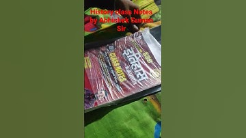 History Class Notes by Abhishek Suman Sir