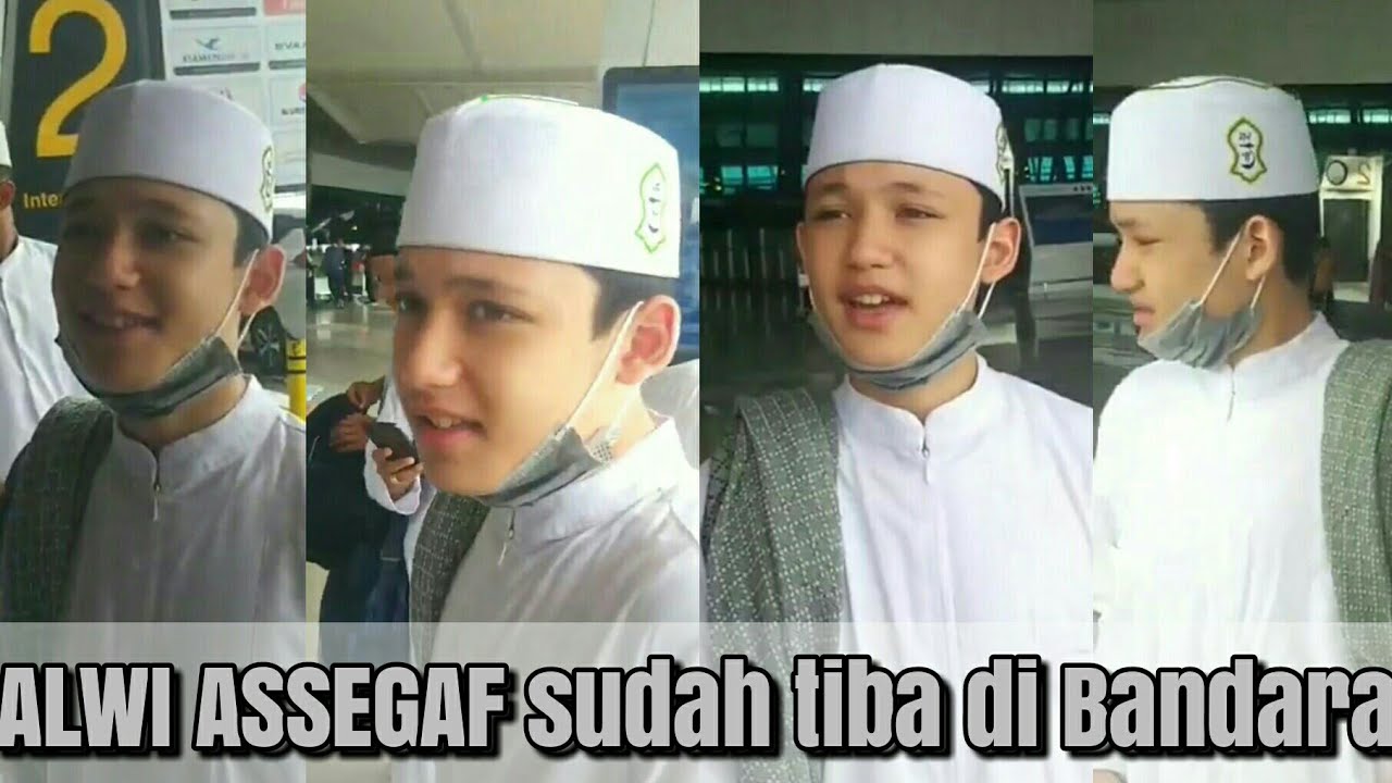 Suasana di Bandara sebelum keberangkatan ALWI ASSEGAF ke Makkah