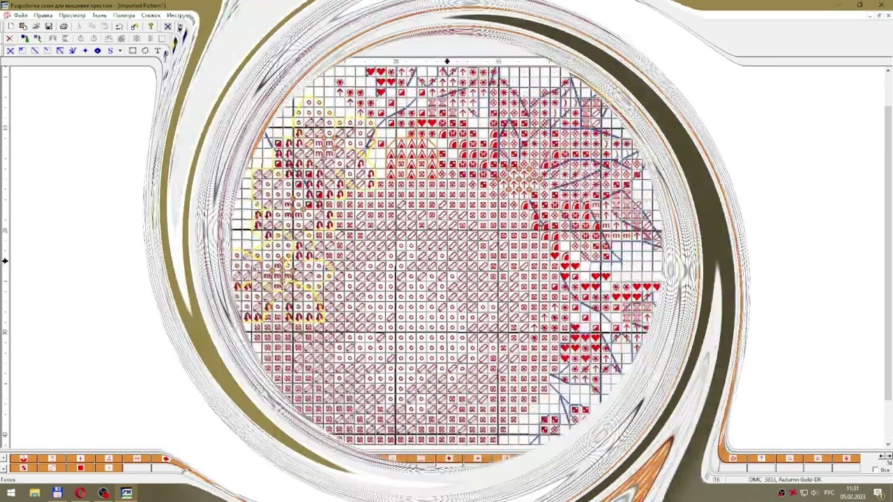 Невышивальное. ПЕРЕНАБОР СХЕМЫ ДЛЯ ВЫШИВКИ в электронный формат. Как это делаю я.
