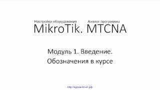 Настройка оборудования MIkroTik. 03 Обозначения в курсе(Видеокурс 