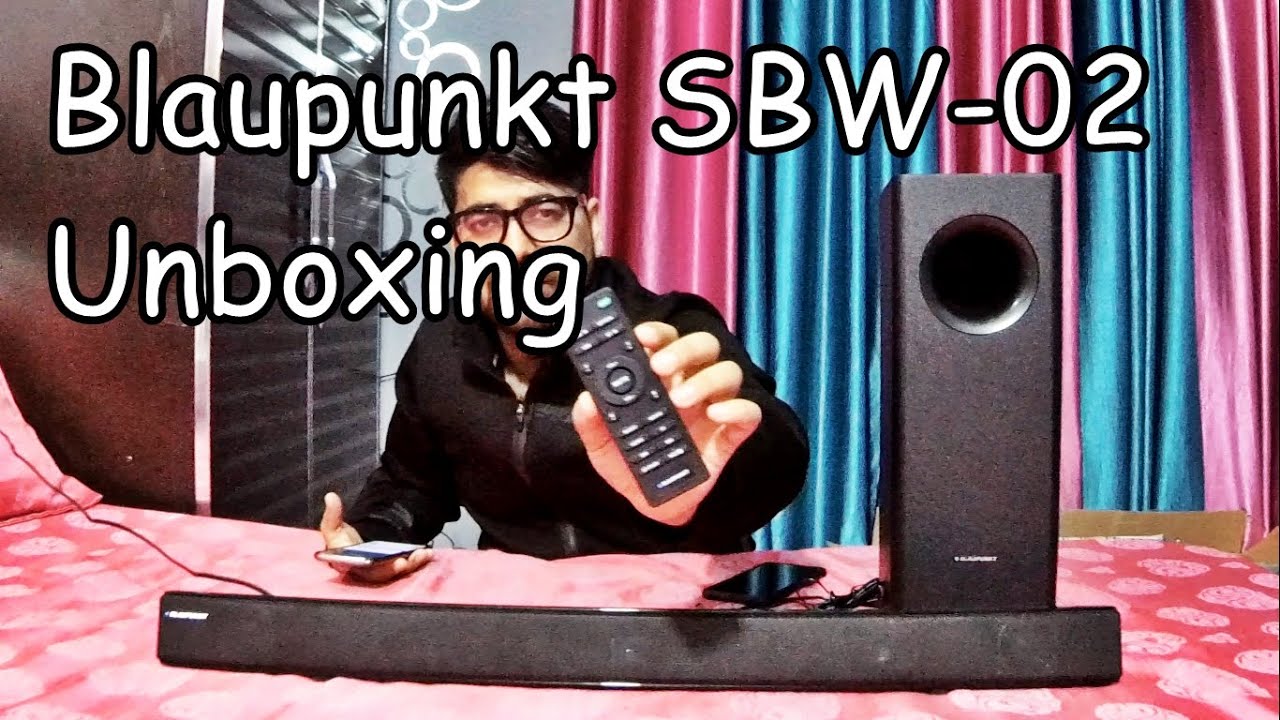 [UNBOX] Blaupunkt SBW02 100Watts Wired Dolby Bluetooth Soundbar
