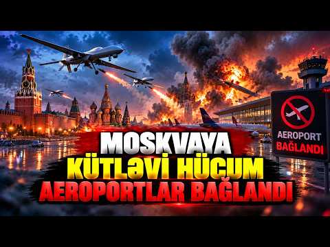 Moskvaya kütləvi hücum aeroportlar bağlandı