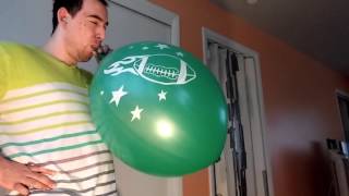 Blow To Pop Football Punch Ball Balloon 2016