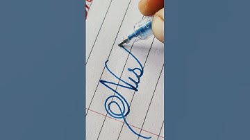 Popular Name - Nishan - Cursive Handwriting