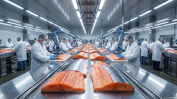 Inside a Salmon Fillet Factory: Ultra-Modern Seafood Processing Line
