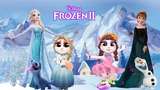 Frozen || Talking Anna And Talking Elsa |gameplay